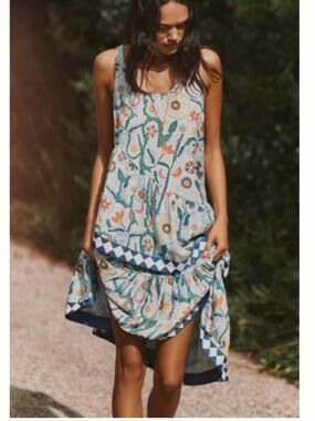 Floral Print Midi Sundress in Multicolor